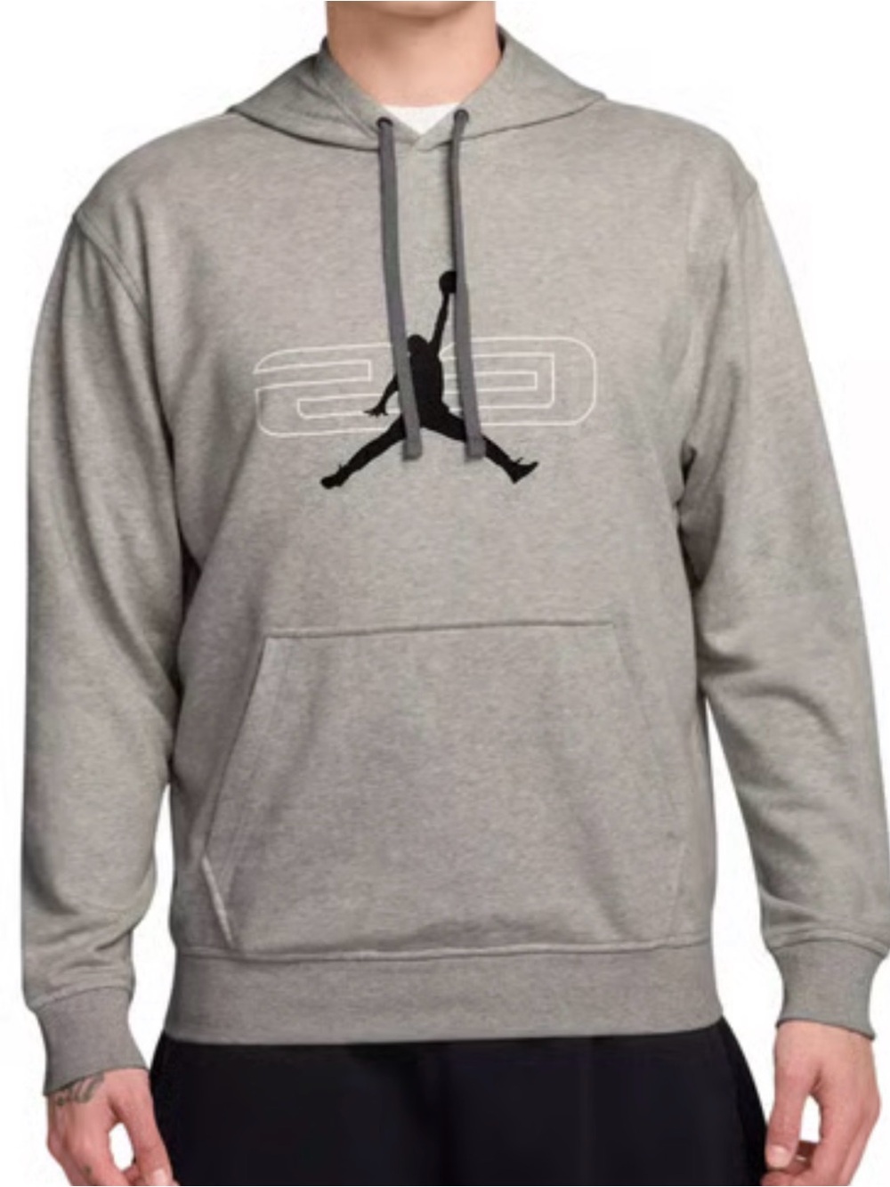 Jordan Sport Crossover Men's Fleece Pullover Hoodie Grey Sz XXL. NWT